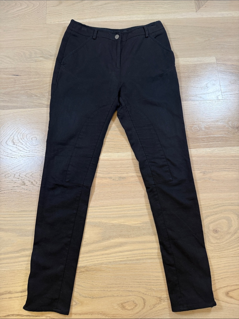 RED Valentino Black Equestrian Riding Pants Italian Size 42 US 6 Skinny Trousers